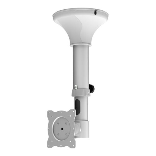 NEOMOUNTS FPMA-C025SILVER Support de plafond pour écran de 10-30p – h 37-47 cm – inclinable
