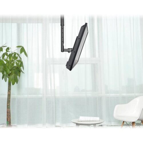 NEOMOUNTS FPMA-C060BLACK Support de plafond pour écran de 10-40p – h 60-85 cm