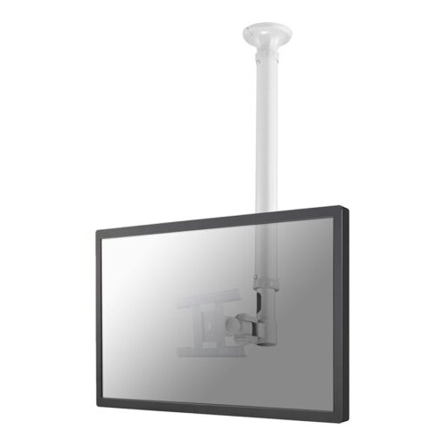 NEOMOUNTS FPMA-C100WHITE Support de plafond pour écran de 10-30p – h 79-129 cm