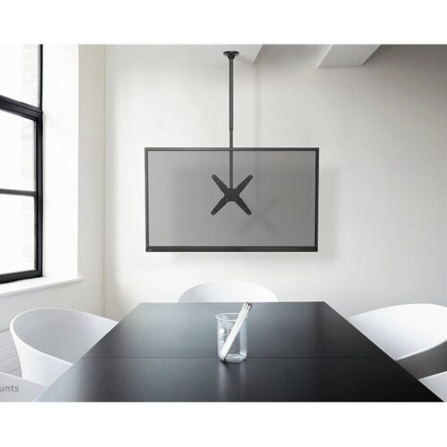 NEOMOUNTS FPMA-C340BLACK Support de plafond pour écran de 32-75p – h 106-156 cm