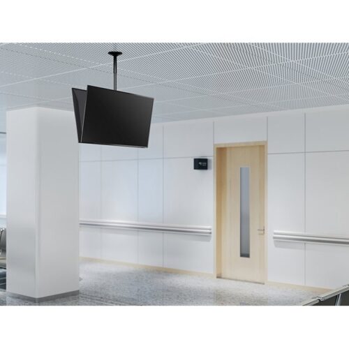 NEOMOUNTS FPMA-C340DBLACK Support de plafond pour écran de 32-75p – h 106-156 cm