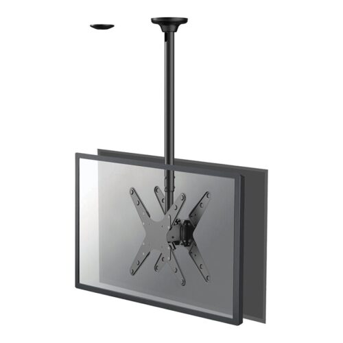 NEOMOUNTS FPMA-C340DBLACK Support de plafond pour écran de 32-75p – h 106-156 cm