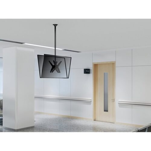 NEOMOUNTS FPMA-C340DBLACK Support de plafond pour écran de 32-75p – h 106-156 cm