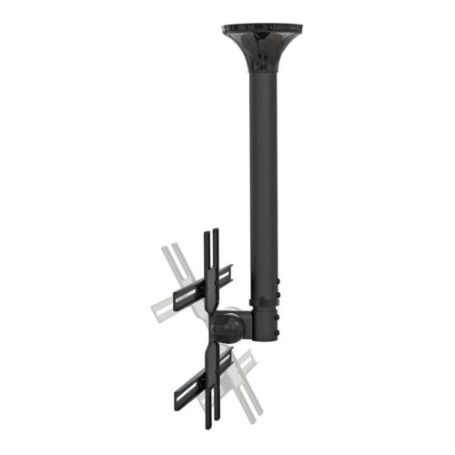 NEOMOUNTS FPMA-C400BLACK Support de plafond pour écran de 32-60p – h 64-104 cm
