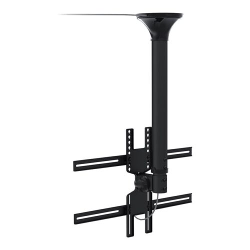 NEOMOUNTS FPMA-C400BLACK Support de plafond pour écran de 32-60p – h 64-104 cm
