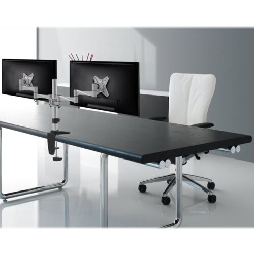 NEOMOUNTS FPMA-D1330DSILVER Support décran à fixer 10-27p