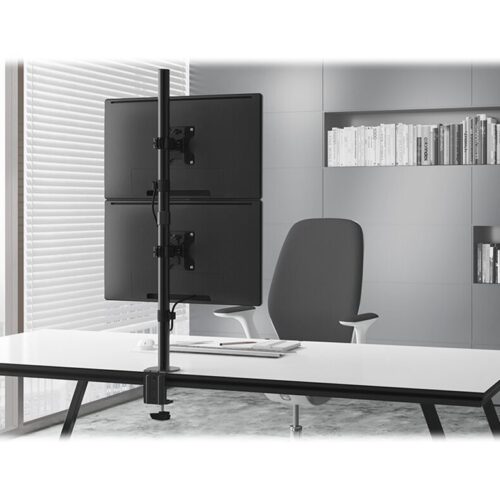 NEOMOUNTS FPMA-D550DVBLACK Support décran à fixer 10-32p – installation verticale