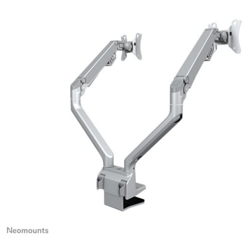 NEOMOUNTS FPMA-D750DSILVER Support décran à fixer 10-32p – ressort à gaz – Topfix