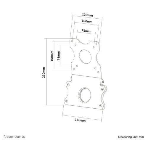 NEOMOUNTS FPMA-VESAMAC2127 Adaptateur VESA iMac