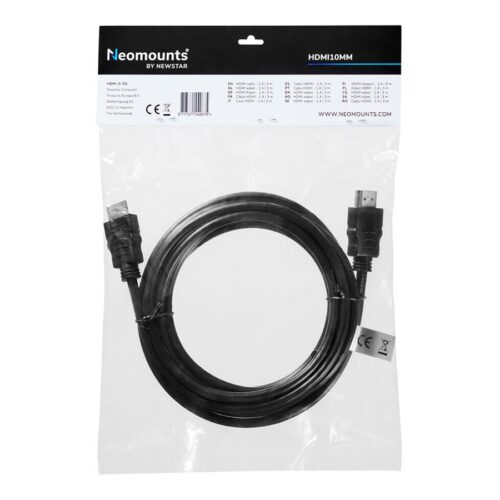NEOMOUNTS HDMI10MM câble HDMI – 3 mètres