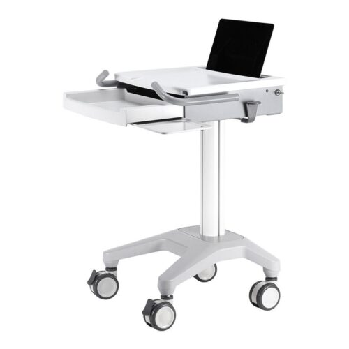 NEOMOUNTS MED-M200 Station de travail mobile médicale 10-17p – ressort à gaz – verrouillable