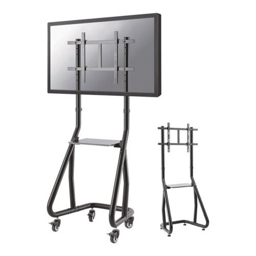 NEOMOUNTS Mobile Flat Screen Floor Stand stand+trolley height: 152-169cm 37-85p Black