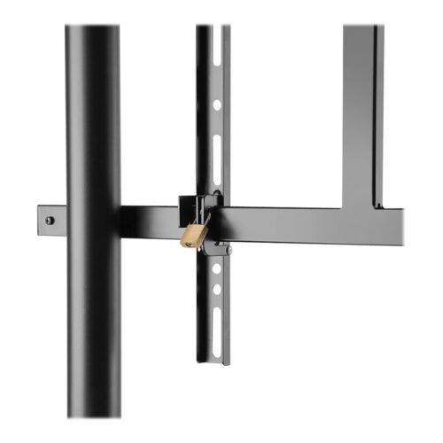 NEOMOUNTS Mobile Flat Screen Floor Stand stand+trolley height: 152-169cm 37-85p Black