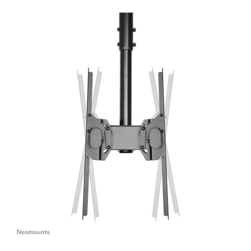 NEOMOUNTS NM-C440DBLACK Support de plafond pour double écran 32-60p – h 56-91 cm