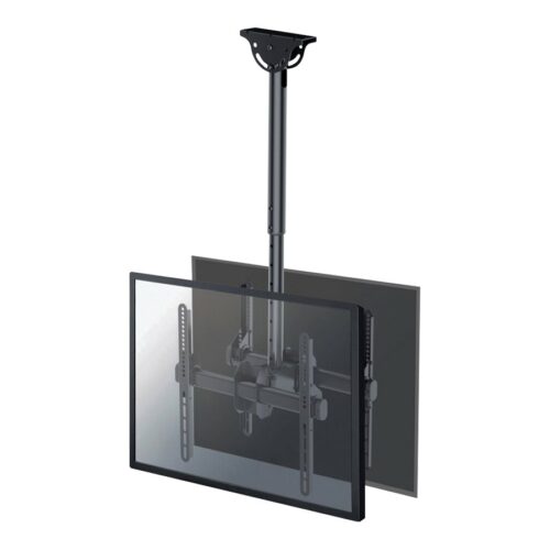 NEOMOUNTS NM-C440DBLACK Support de plafond pour double écran 32-60p – h 56-91 cm