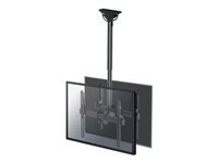 NEOMOUNTS NM-C440DBLACK Support de plafond pour double écran 32-60p – h 56-91 cm