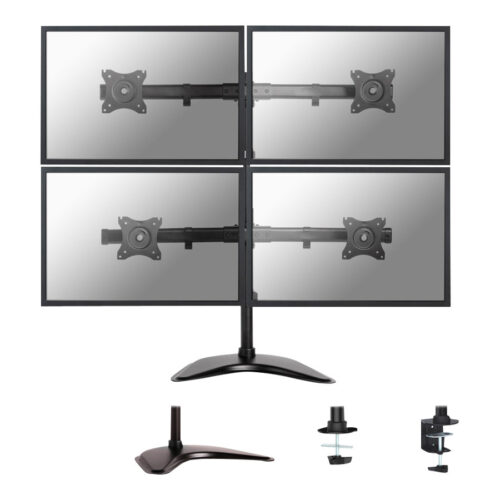 NEOMOUNTS NM-D335D4BLACK Support décran à poser 10-27p