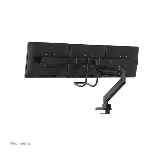 NEOMOUNTS NM-D775DX3BLACK Support décran à fixer 17-27p – ressort à gaz – Topfix – arrêt 180