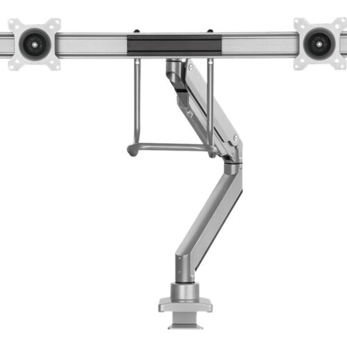 NEOMOUNTS NM-D775DXSILVER Support décran à fixer 10-32p – ressort à gaz – Topfix – arrêt 180