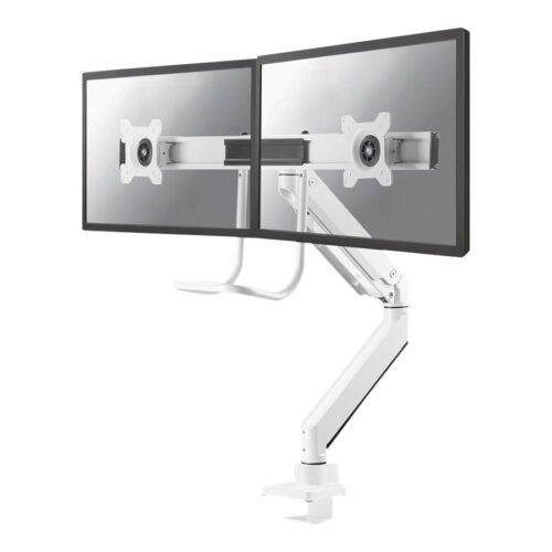 NEOMOUNTS NM-D775DXWHITE Support décran à fixer 10-32p – ressort à gaz – Topfix – arrêt 180