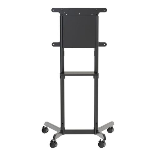 NEOMOUNTS NS-M1250BLACK Support au sol pour écran 37-70p – rotatif – étagère multimédia incluse