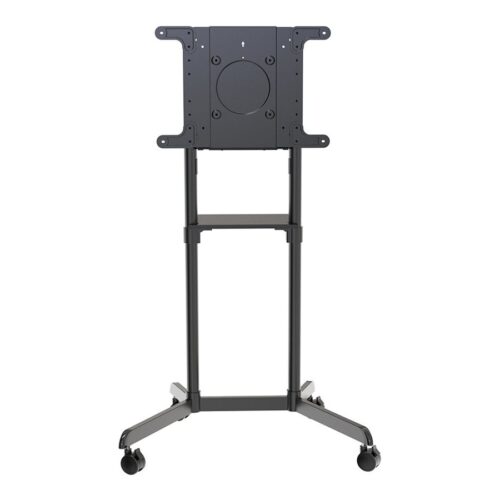 NEOMOUNTS NS-M1250BLACK Support au sol pour écran 37-70p – rotatif – étagère multimédia incluse