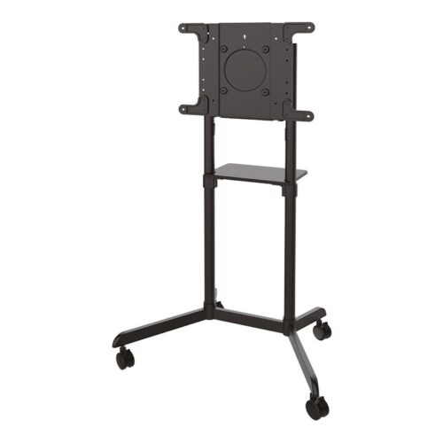 NEOMOUNTS NS-M1250BLACK Support au sol pour écran 37-70p – rotatif – étagère multimédia incluse