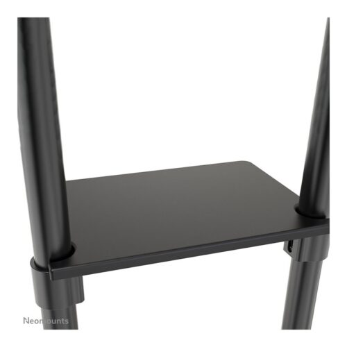 NEOMOUNTS NS-M1250BLACK Support au sol pour écran 37-70p – rotatif – étagère multimédia incluse
