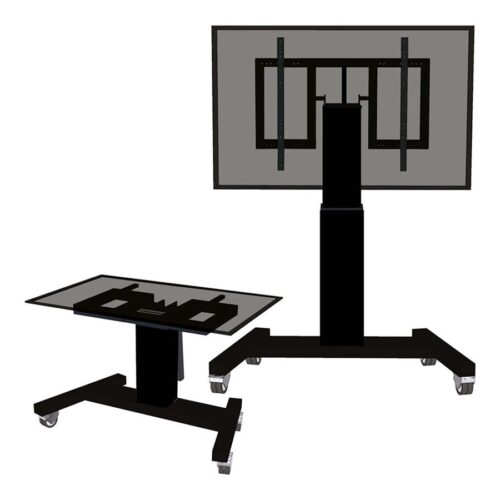 NEOMOUNTS PLASMA-M2500TBLACK Chariot pour écran 42-100p – motorisé – fonction dinclinaison de la table