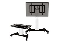 NEOMOUNTS PLASMA-M2500TSILVER Chariot pour écran 42-100p – motorisé – fonction dinclinaison de la table
