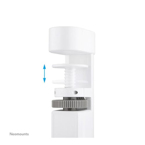 NEOMOUNTS VOLT Desk Clamp socket with Quick-charge USB Ports clamp 0-50mm 3x type-F 230V 1x USB-A 18W 2x USB-C 20W