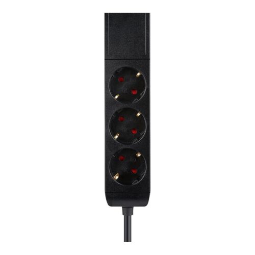 NEOMOUNTS VOLT Desk Clamp socket with Quick-charge USB Ports clamp 0-50mm 3x type-F 230V 1x USB-A 18W 2x USB-C 20W