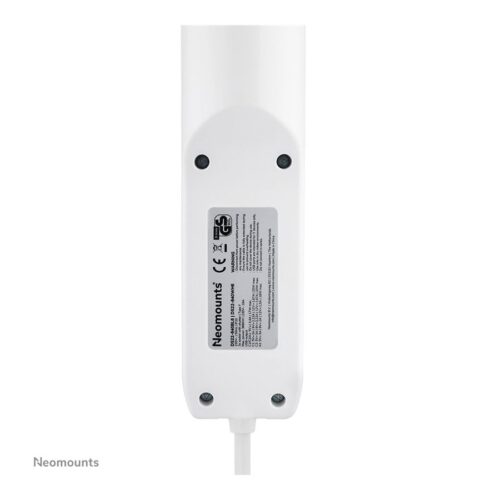 NEOMOUNTS VOLT Desk Clamp socket with Quick-charge USB Ports clamp 0-50mm 3x type-F 230V 1x USB-A 18W 2x USB-C 20W