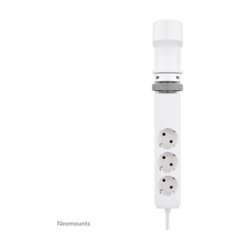 NEOMOUNTS VOLT Desk Clamp socket with Quick-charge USB Ports clamp 0-50mm 3x type-F 230V 1x USB-A 18W 2x USB-C 20W