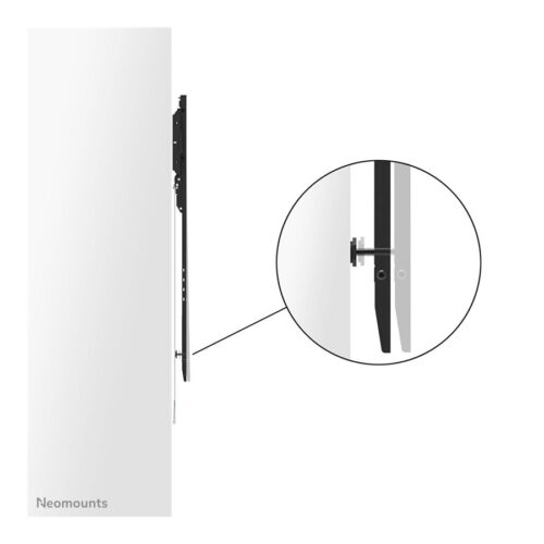 NEOMOUNTS WL30-750BL18P Support mural fixe pour écran 50-98p- robuste – verrouillable – portrait – installation rapide – TÜV
