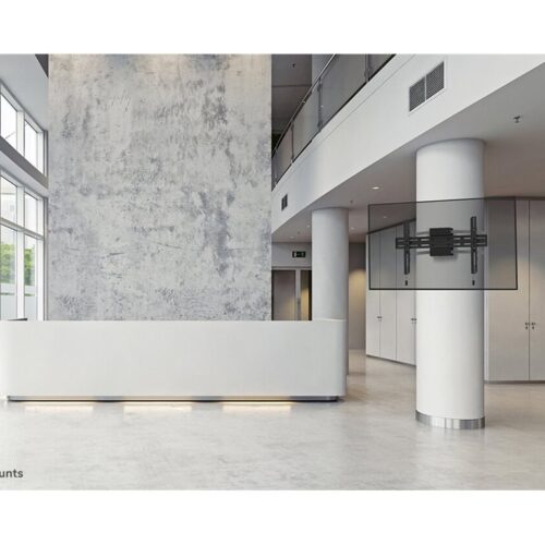 NEOMOUNTS WL30S-910BL16 Support de pilier pour écran 40-75p – fixe – verrouillable – diam. 25-100 cm – portrait