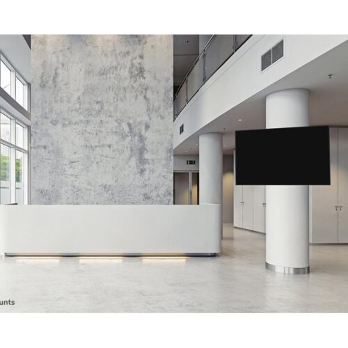 NEOMOUNTS WL30S-910BL16 Support de pilier pour écran 40-75p – fixe – verrouillable – diam. 25-100 cm – portrait
