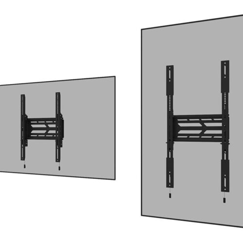 NEOMOUNTS WL30S-950BL19 Support mural fixe pour écran 55-110p – robuste – verrouillable – paysage et portrait