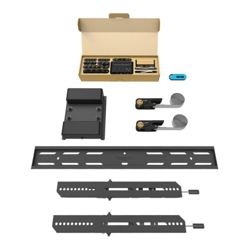 NEOMOUNTS WL35S-910BL16 Support de pilier pour écran 40-75p – inclinable – verrouillable – diam. 25-100 cm – portrait