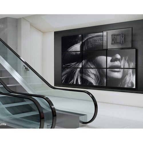 NEOMOUNTS WL95-800BL1 Support mural pour Videowall 42-70p – push-pull – max 35 kg