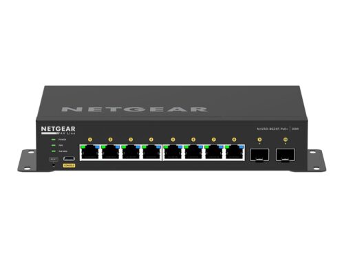 NETGEAR 10PT M4250-8G2XF-POE+ Managed Switch