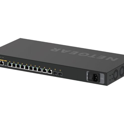NETGEAR 12-Port AV Line M4250-10G2XF-PoE+ 8x1G PoE+ 240W 2x1G 2xSFP+ Managed Switch