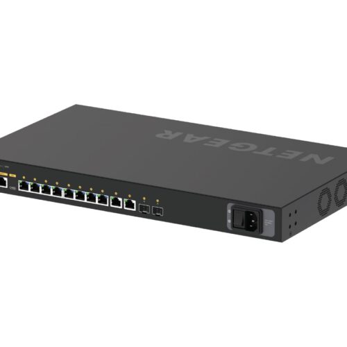 NETGEAR 12-Port AV Line M4250-10G2XF-PoE++ 8x1G Utra90 PoE++ 802.3bt 720W 2x1G 2xSFP+ Managed Switch