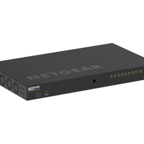 NETGEAR 12-Port AV Line M4250-10G2XF-PoE++ 8x1G Utra90 PoE++ 802.3bt 720W 2x1G 2xSFP+ Managed Switch