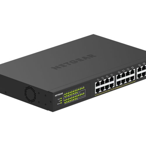 NETGEAR 24PT GIGE UNMANAGED SWITCH W/ POE+
