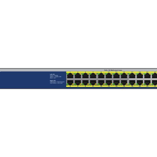 NETGEAR 24PT GIGE UNMNGED SWTCH W/ POE++