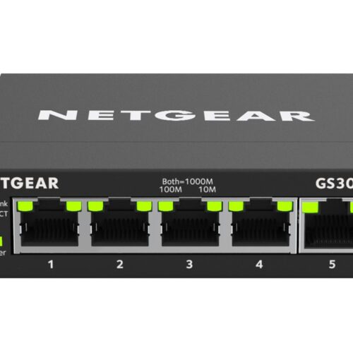 NETGEAR 5-port Gigabit Ethernet Smart Managed Plus Switch GS305E