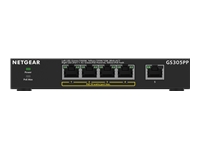 NETGEAR 5PT POE/POE+ GIGE Unmanaged Switch GS305PP