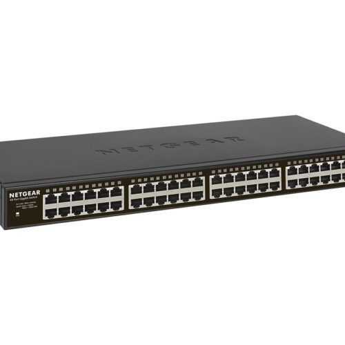 NETGEAR GS348 48-Port Gigabit Ethernet Unmanaged Switch Rackmount Fanless Metal Cost-effective Low-power consumption