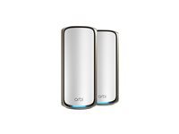 NETGEAR Orbi 970 series Quad-Band WiFi 7 Mesh System White 27Gbps 2 pieces 1year